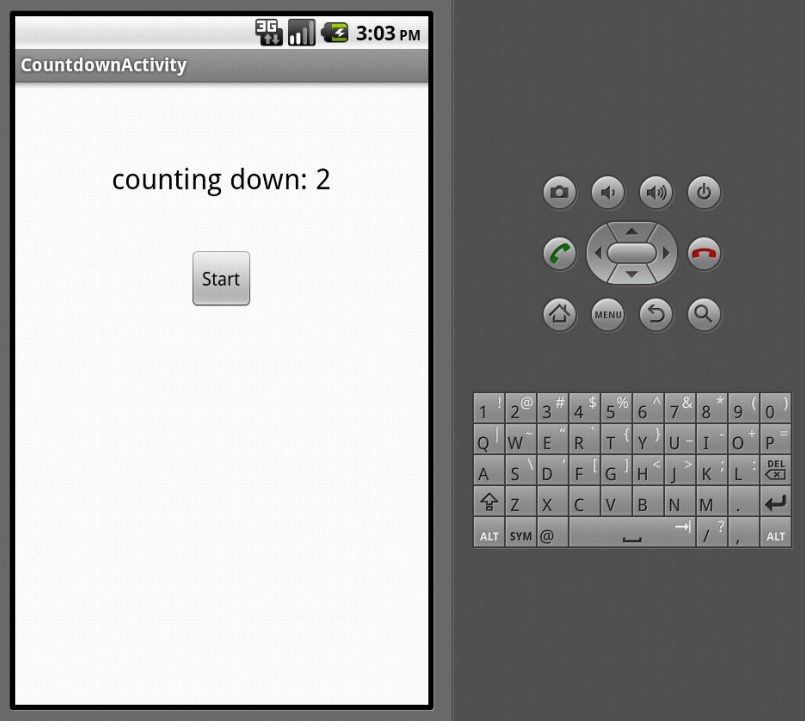 android countdown timer