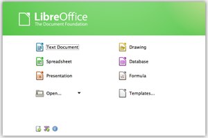 LibreOffice Start Page
