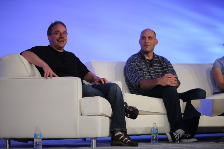 Linus Torvalds and Greg Kroah-Hartman