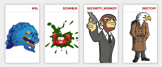Netflix open source security tool logos
