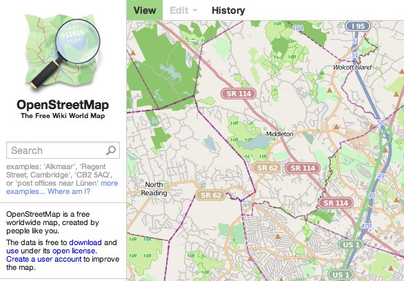 OpenStreetMap-map