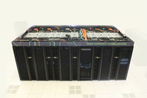 Tandy supercomputer top view