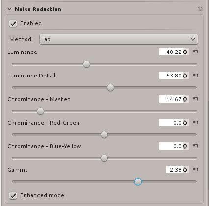 fig-4 noise reduction settings