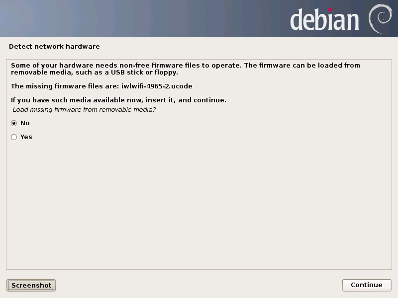 Debian firmware