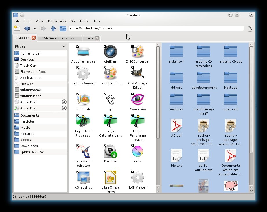 pcmanfm Linux file manager