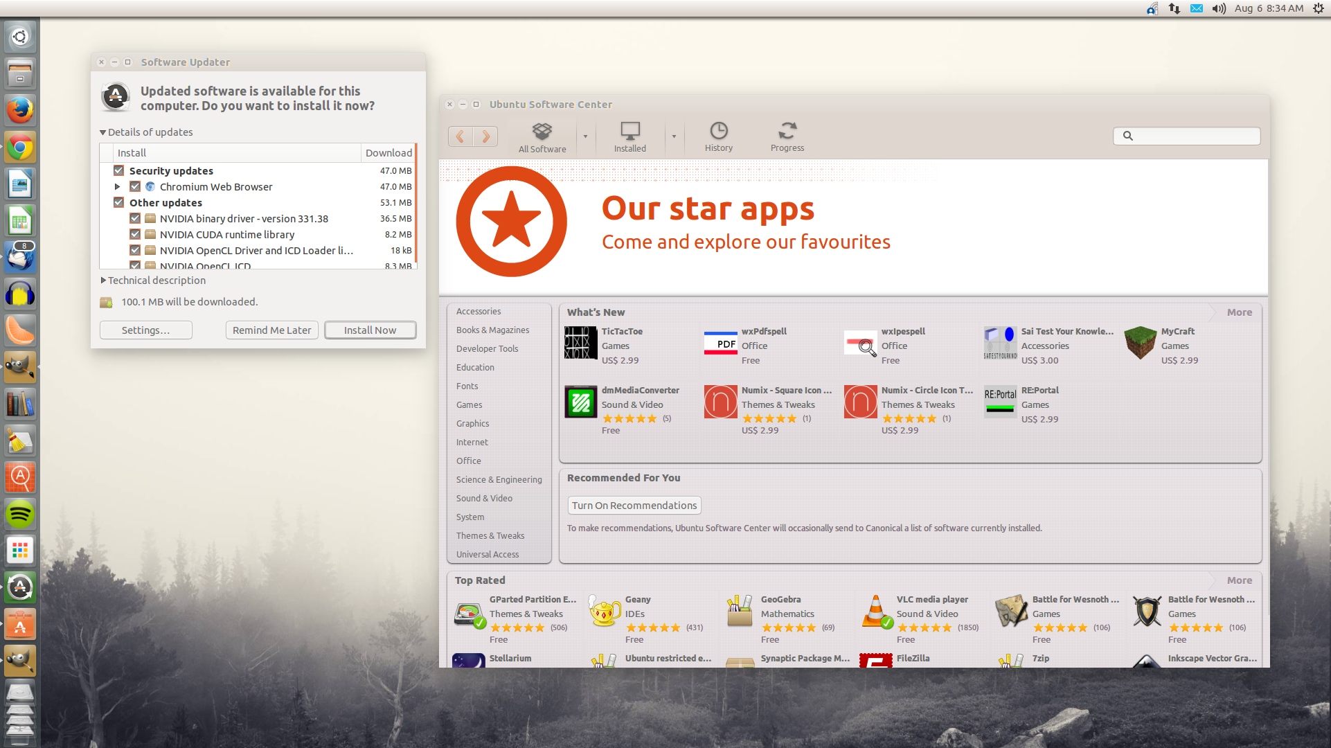 Ubuntu software center screenshot