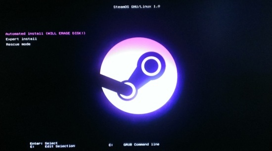 SteamOS screen shot