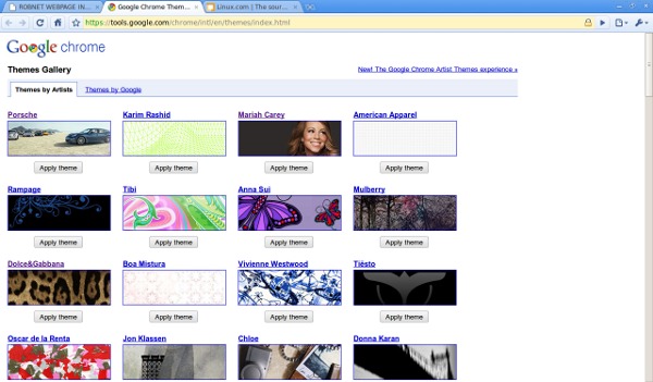 The Chrome Themes Gallery