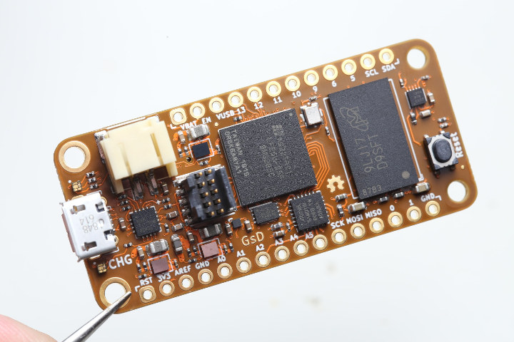 OrangeCrab, An Open Source Lattice ECP5 FPGA Board