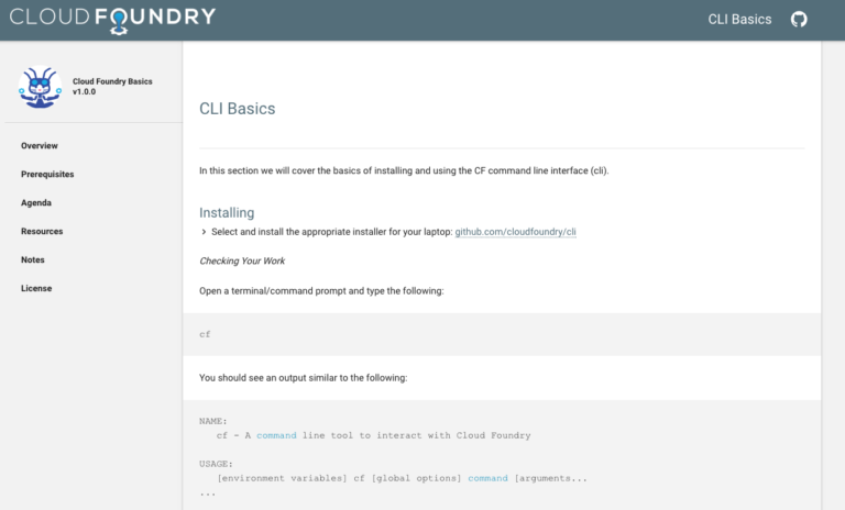 Cloud Foundry Releases Free Online Courses