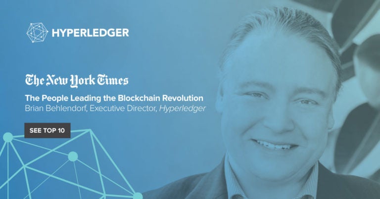 Hyperledger’s Brian Behlendorf Named as Top Blockchain Influencer by New York Times