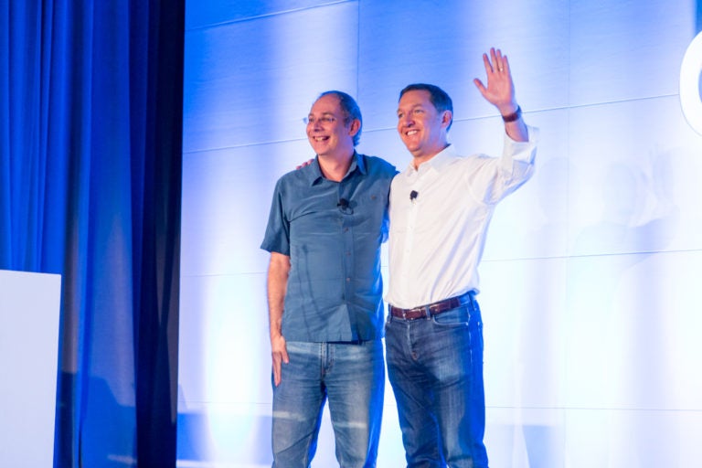 Live From LinuxCon: Red Hat and Microsoft Embrace On Stage