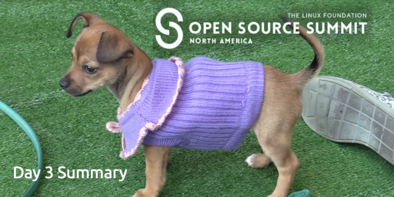 Clouds and Puppies at Open Source Summit: Day 3 in 5 Minutes