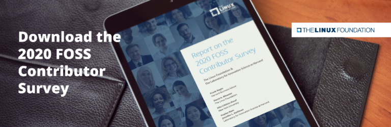 Download the Report on the 2020 FOSS Contributor Survey