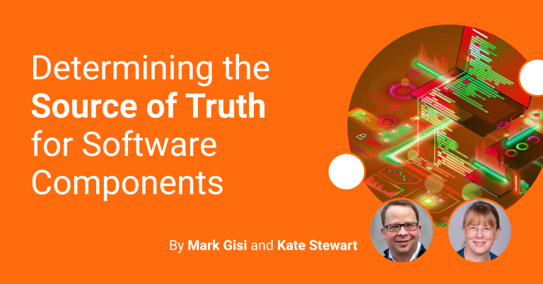 Determining the Source of Truth for Software Components