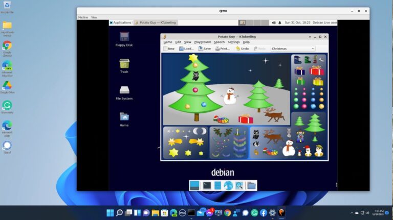 Linux as a Screensaver for Windows: The Gift of Open Source Games and SBOMs for the Holidays