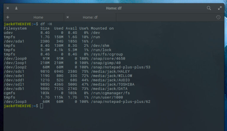 Classic SysAdmin: How to Check Disk Space on Linux from the Command Line