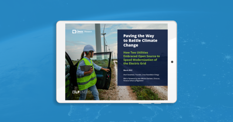 lf energy paving the way to battle climate. woman checking wind turbines.