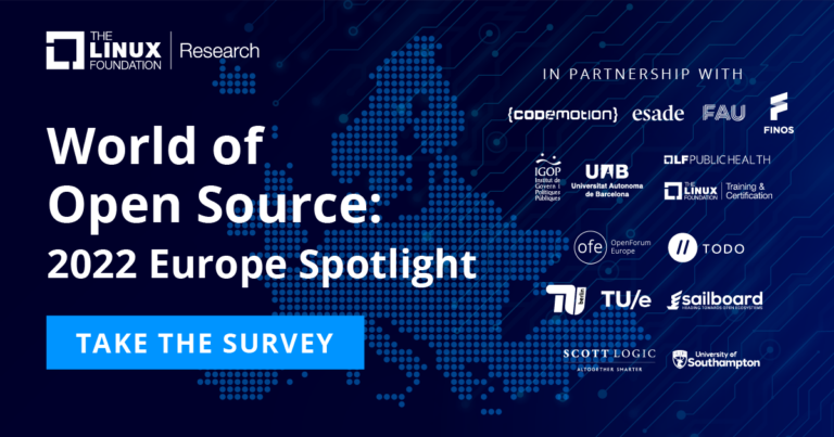 Announcing the World of Open Source: 2022 Europe Spotlight Survey