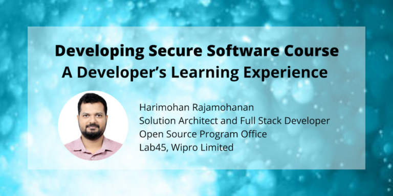 Secure Coding Practice – A Developer’s Learning Experience of Developing Secure Software Course – Linux Foundation