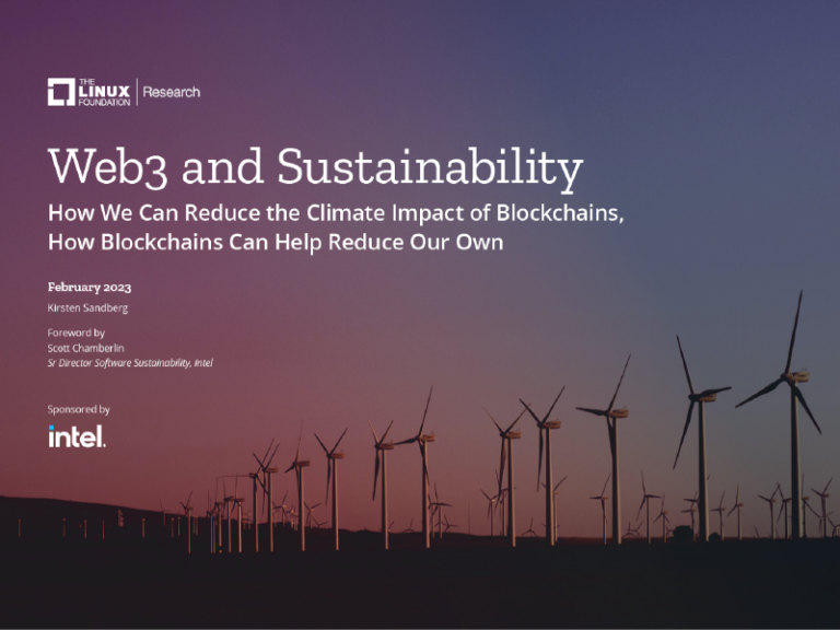 Why the future of Web3 needs open source, sustainable blockchains