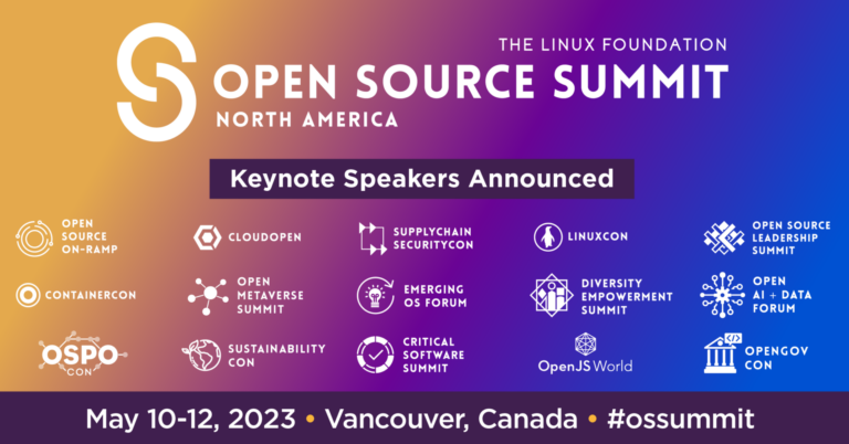 The Linux Foundation Announces Keynote Speakers for Open Source Summit North America 2023