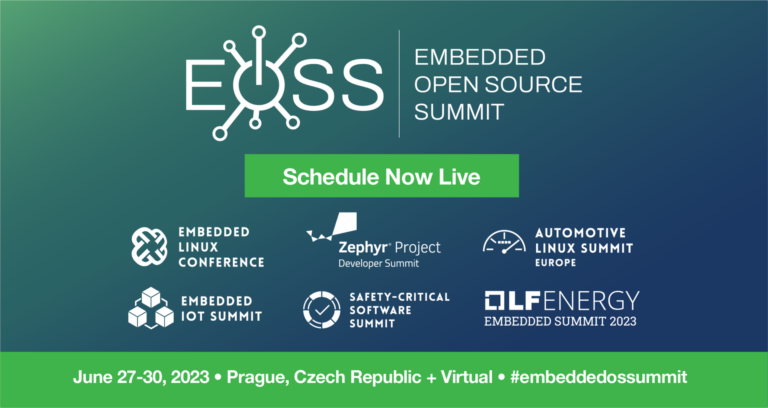 The Linux Foundation Announces Schedule for Embedded Open Source Summit