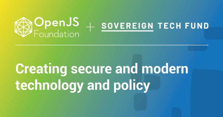 OpenJS Foundation Receives Major Government Investment from Sovereign Tech Fund for Web Security and Stability