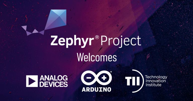 Zephyr Project Welcomes Analog Devices, Arduino and Technology Innovation Institute as it Launches the 3.4 Release